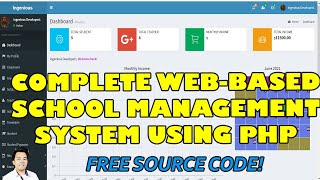 Complete Web-Based School Management System using PHP MySQL | Free Source Code Download