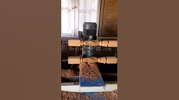 wood stair baluster milling lathe