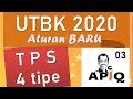 UTBK 2020 TPS 3 Lengkap 4 Tipe Soal HOTS Cara Cepat