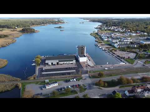 Three Mönsterås-area films: an aerial view, a town slideshow and Pataholm