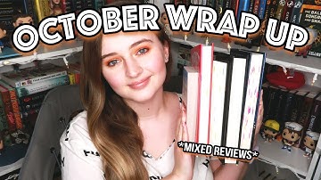 I read 5 books in October (VERY MIXED REVIEWS) 🍂 Reading Wrap Up