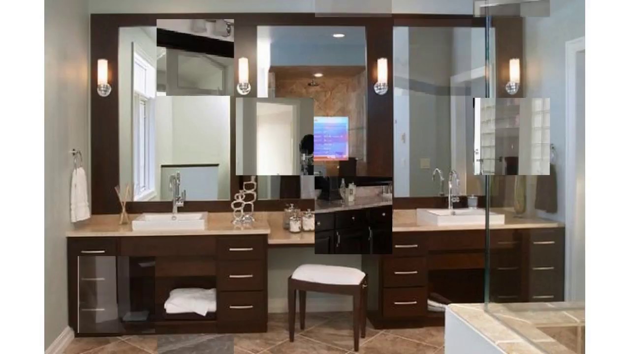 Espejos de tocador de baño ideas de diseño - YouTube