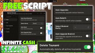 Best Script Escape Tsunami For Brainrots Dupe Brainrots Pets, Auto Get Secretscelestial