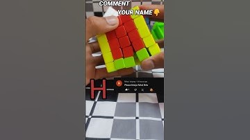 Write your name in comments 👉 #shorts#viral #youtubeshorts#shortsvideo #cubeworld #rubikscube#short