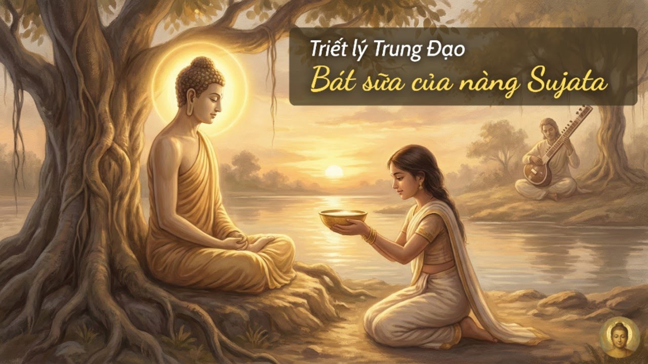 Bát sữa của nàng Sujata – Triết lý Trung Đạo | Diệu Âm Tỉnh Thức #2