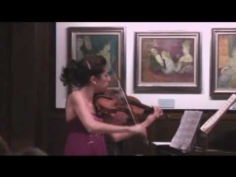 Paula Martinez - Beethoven - Violin Sonata Op 12 Nr 3 (first movement)