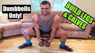 Intense 8 Minute Dumbbell Leg & Calf Workout screenshot 5