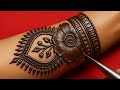 सिर्फ 5 मिनट में मेहंदी लगाना सीखें ।letest Mehndi Design । Arabic Mehndi Design । Anvi Mehandi Arts