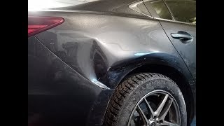 MAZDA 6 Рихтовка. Наплавка оловом. Body repair