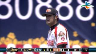 20140709-1 爆米花 崇越VS威達 5上 陳亞俊驚險的進壘 衝上二壘