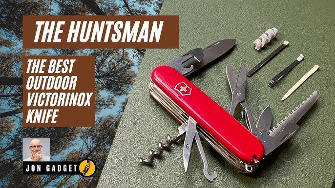 Victorinox Huntsman, Swiss Army Knife, Red, 91mm, 1.3713