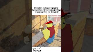 Anime conversation belike: #roblox #robloxanimation #moonanimator #short