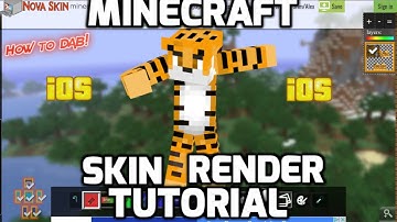 How To Make A Minecraft Skin Render On iOS or Android | How To Animate Your Minecraft Skin