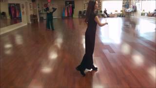 Foxtrot, Waltz, Quickstep, the heel pull, basic element in ballroom, Dance Lesson Review Profile