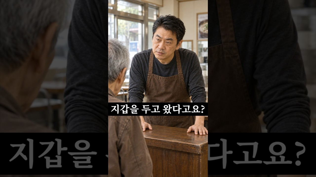 지갑을 두고 왔다고 하자 식당 사장 반응이…