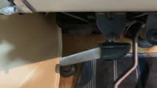 Replace parking brake handle on 1966 Mustang