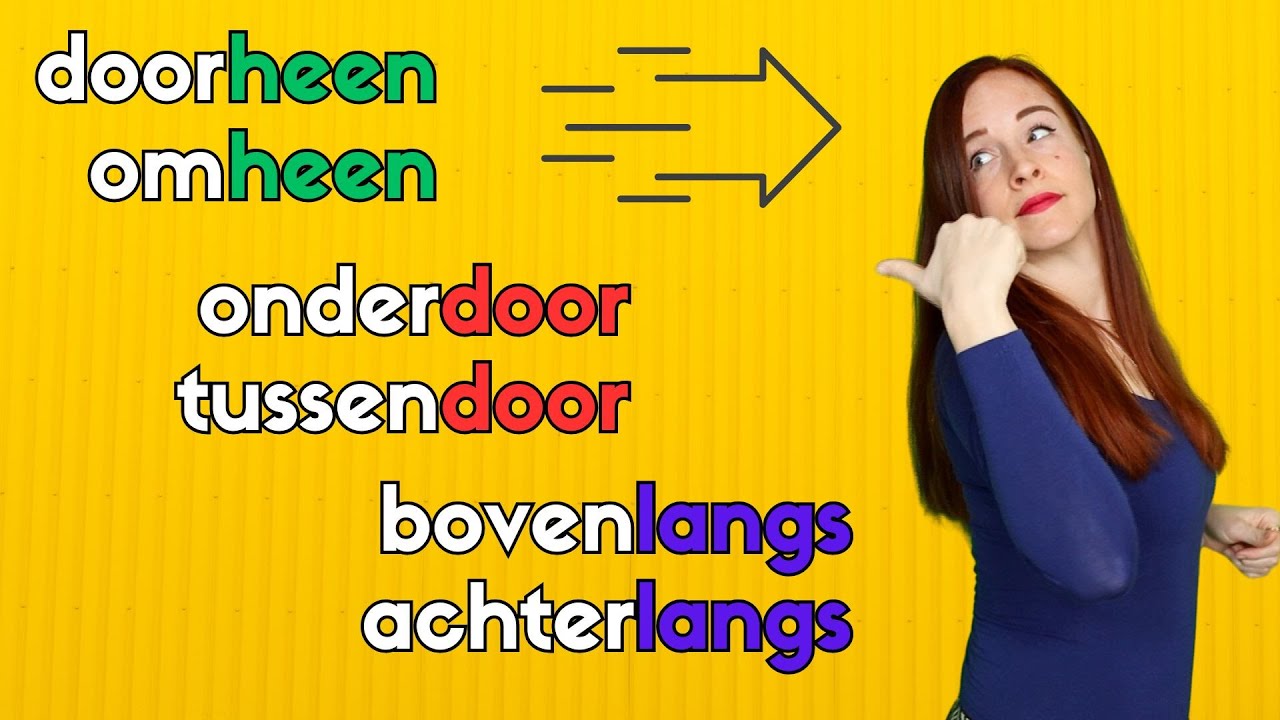 BEWEGINGEN & RICHTINGEN: 20 Nederlandse BIJWOORDEN (NT2  - B1/B2) #learndutchwithkim