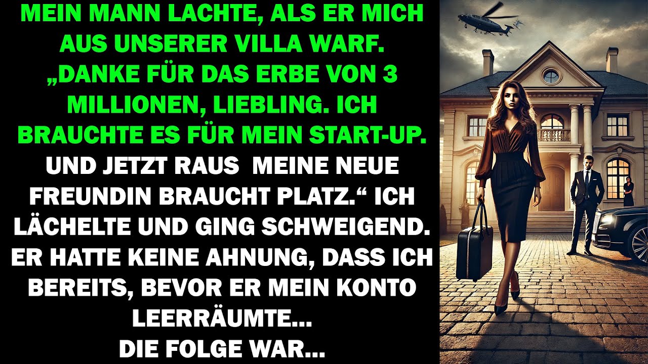 Mein Mann nahm mein Erbe, baute sein Imperium auf und verließ mich dann. Großer Fehler.