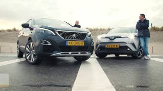 ANWB Dubbeltest Peugeot 3008 vs. Toyota C-HR 2016 ENGLISH SUBTITLES!