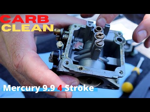 How to Clean Carburetor Mercury 9.9 4 stroke