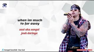 Avenged Sevenfold - Dear God ( lirik lagu dan terjemahan )