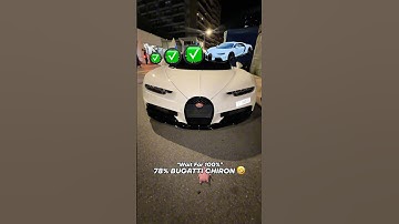 Wait For BUGATTI CHIRON 😳 #shorts