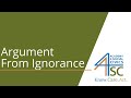 Understanding Argument from Ignorance
