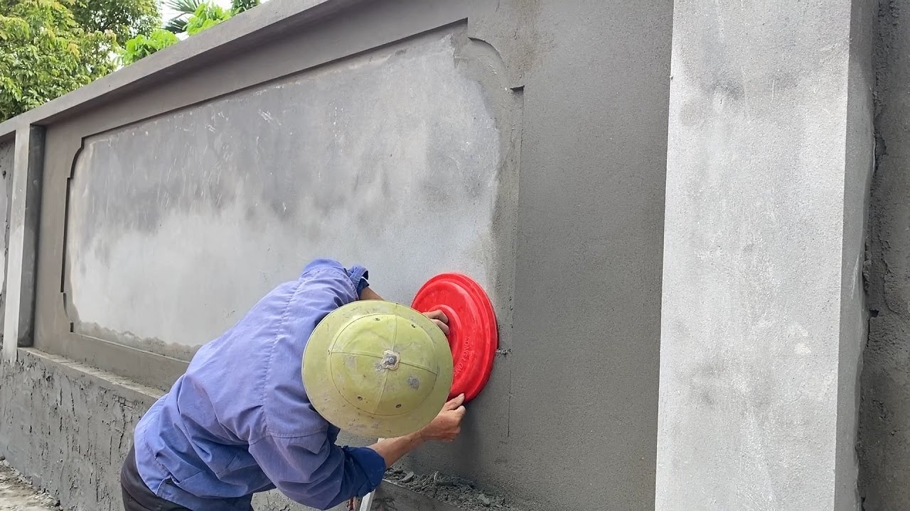 Professional rendering techniques - how to rendering sand and cement on ...