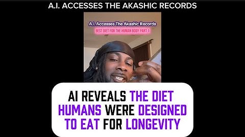 AI Reveals the TRUE Human Diet — And the Foods That Unlock Spiritual Power