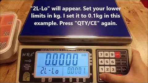 CHS-30D Counting Scale - Tutorial #3 - Setting External Alarm