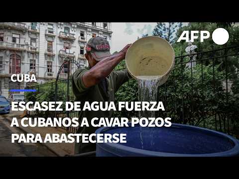 Crisis de agua en Cuba: vecinos perforan pozos propios