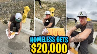 Millionaire blessed homeless who went to prison as 12 years old kid for taking someone's life