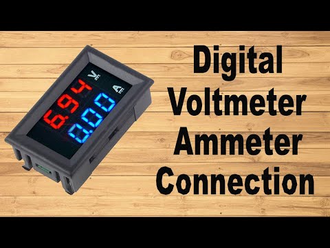Video: Hur kopplar man en voltmeter till en amperemätare?