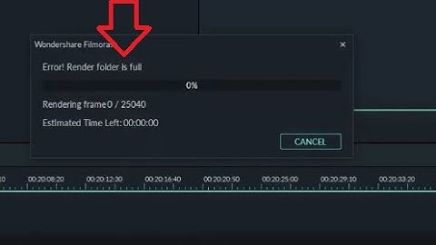 ERROR! Render Folder is Full (FIXED)