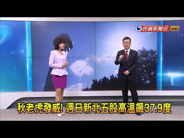 2023/9/25【早安嘉芬】秋老虎發威！ 週日新北五股高溫飆37.9度－民視新聞