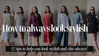 12 tips to help you look stylish and chic, without spending a penny! #fashionhacks