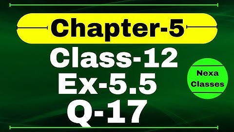 Class 12 Ex 5.5 Q17 Math | Differentiability | Q17 Ex 5.5 Class 12 Math | Ex 5.5 Q17 Class 12 Math
