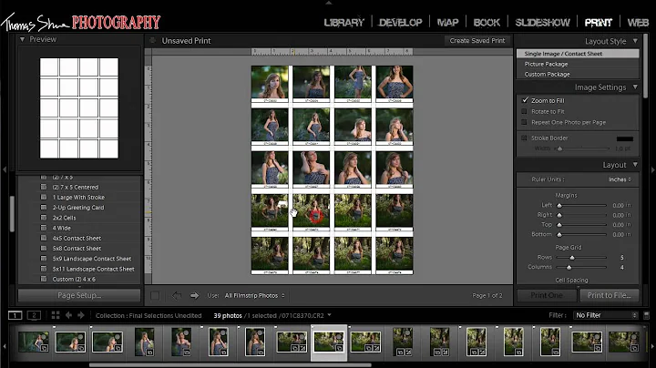 Member Requested Tutorial, The Contact Sheet in Li...