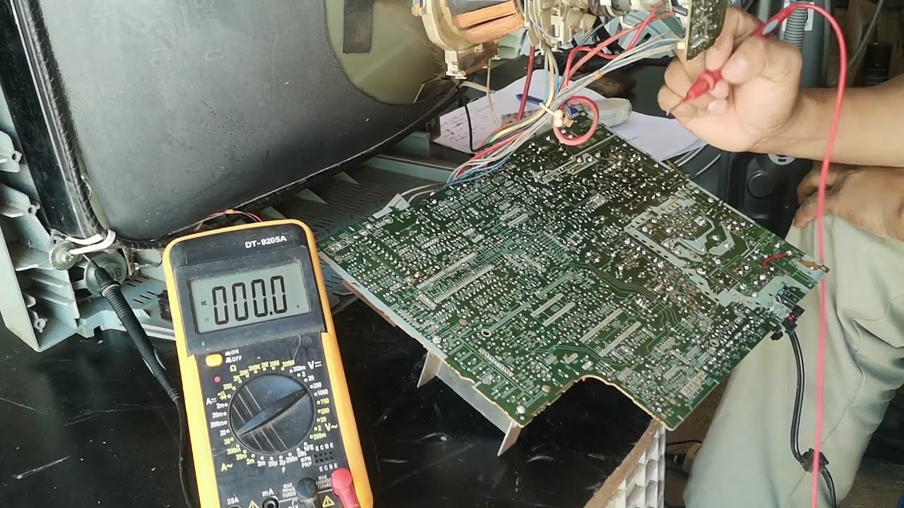 Televisor LG no prende, reparación y medidas.