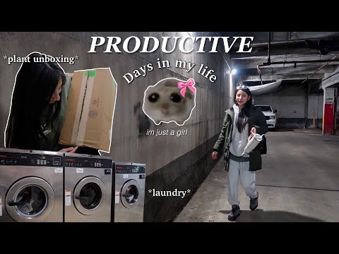 PRODUCTIVE🎀 days in my life work life, plant unboxing, target run