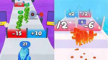 Snake Run Race Vs Join Blob Clash Gameplay Walkthrough! #technohackzgames 