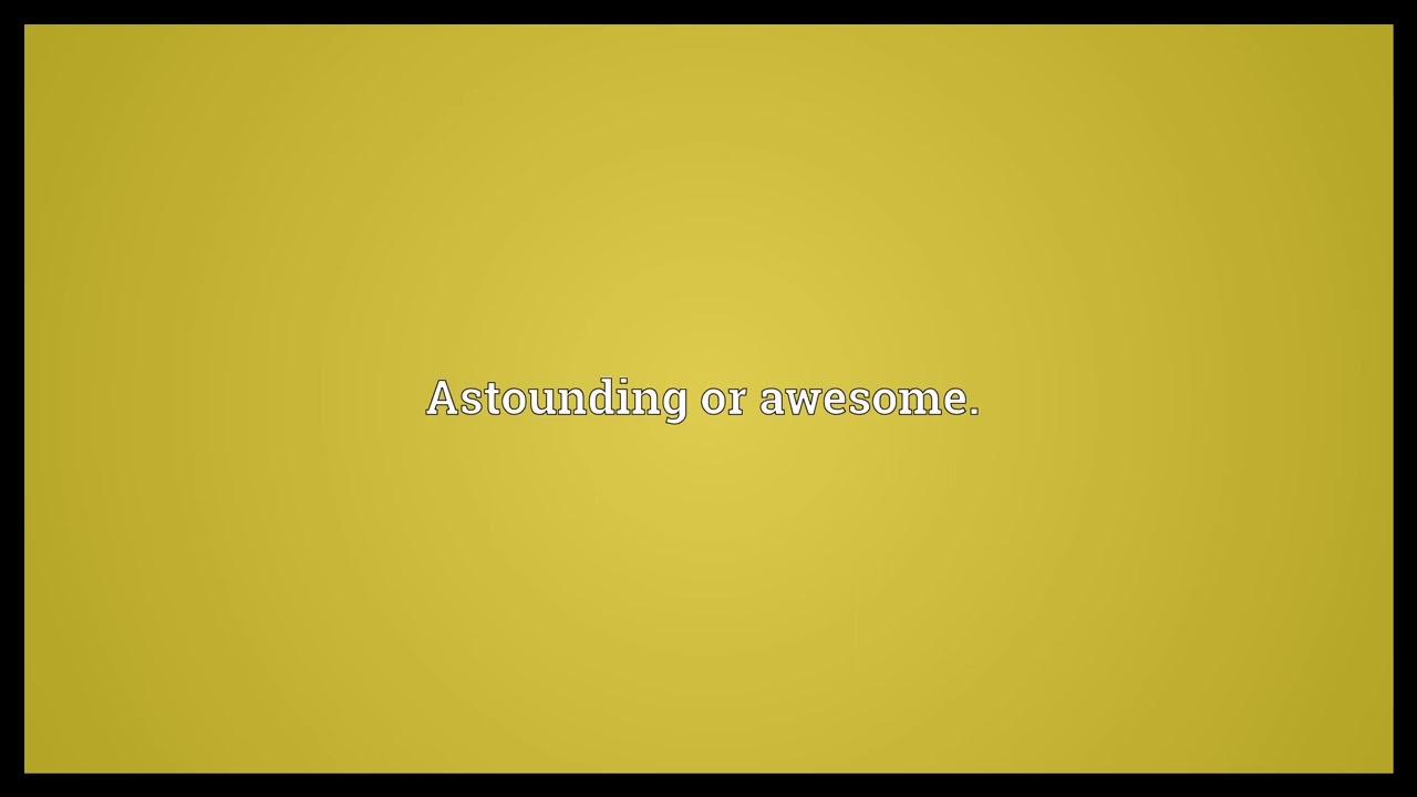 Terrific Meaning YouTube Terrific Meaning YouTube