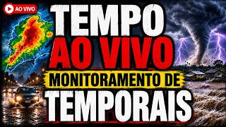🚨TEMPO AO VIVO - FRENTE FRIA AVANÇA COM CHUVA E TEMPORAIS NO SUL DO BRASIL - MONITORAMENTO