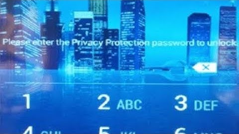 Remove Privacy Protection Password Anti TheftOn Tecno N2S EASILY