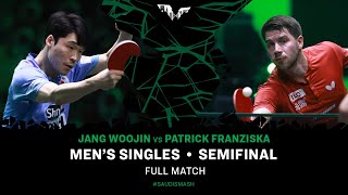 Full Match | Jang Woojin Vs Patrick Franziska | Ms Sf | #Saudismash 2024