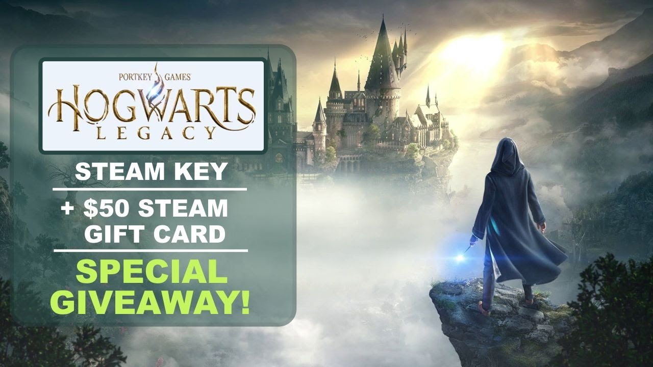 Hogwarts Legacy Steam key plus $50 Steam Gift Card Special