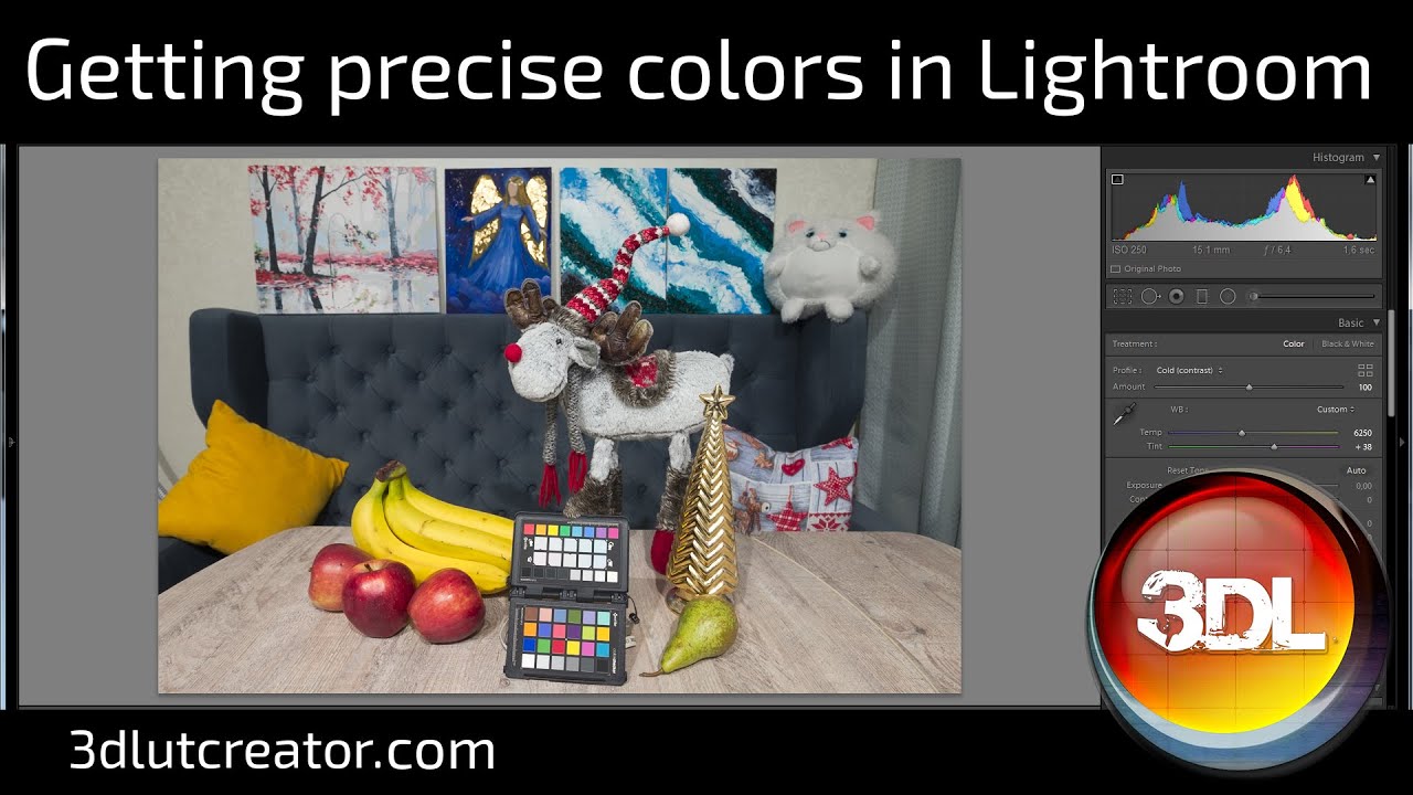 Getting precise colors in Lightroom