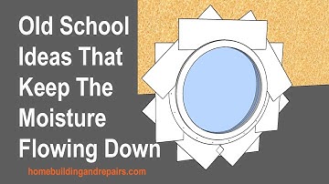 How to Install Round Window Flashing When Using Water Resistant Building Paper