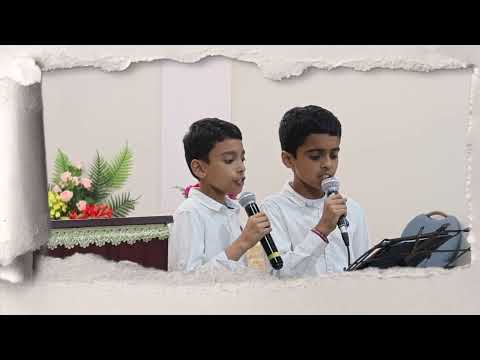 Thank you Lord song performance Ashvin & Alex - Divine Academy of Learning 5th Anniversary