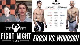 UFC Fight Night: Julian Erosa vs. Sean Woodson Prediction